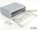 [dt-348-0-0-g-0] DT-348 Desktop Laboratory Enclosure (gray, w carry handle, w Ventilation)  13001