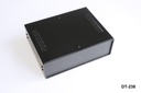 [dt-238-200-0-s-0] DT-238 Desktop Enclosure (black, 200 mm)+