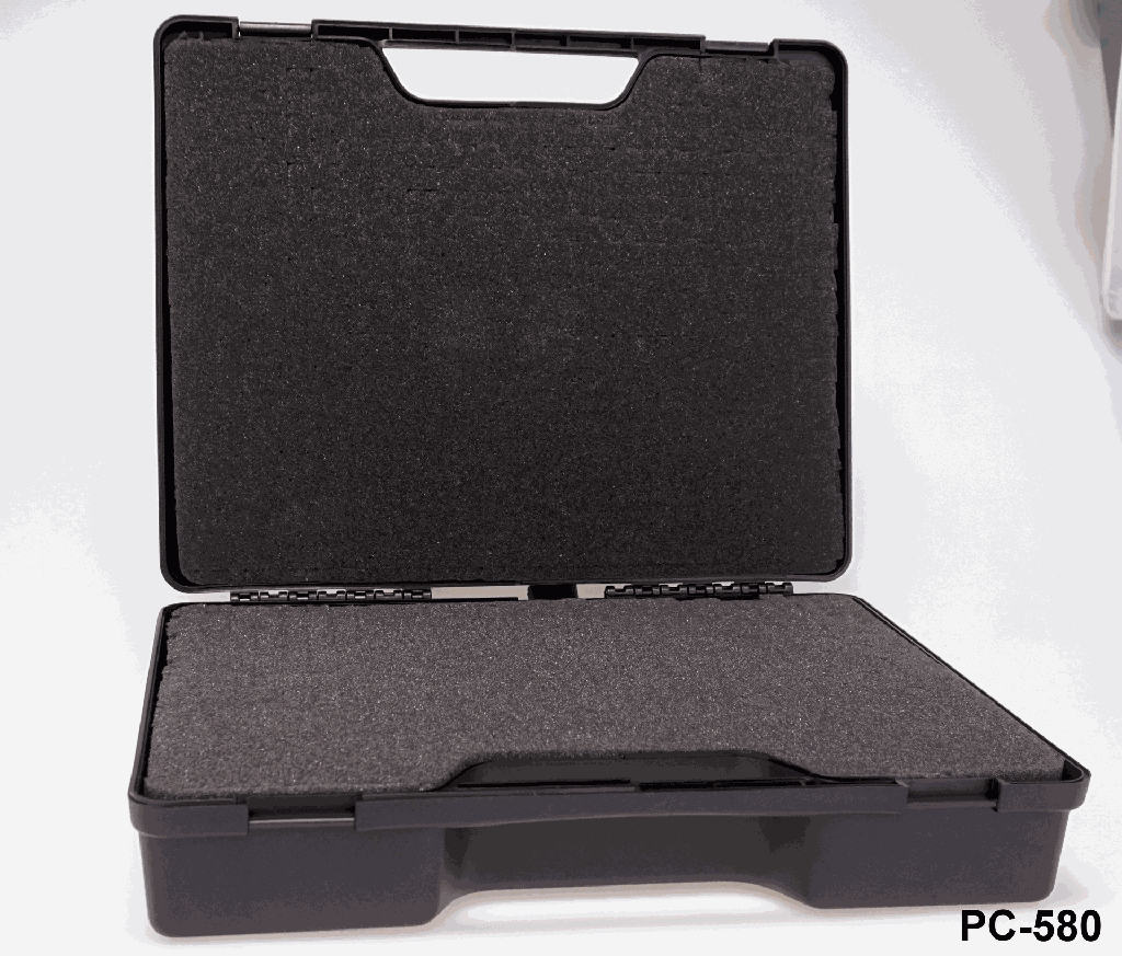 PC-580 Plastic Case (Black) with Foam 
