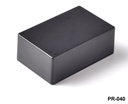 [PR-040-0-0-S-0] PR-040 Contenitore di progetto in plastica (nero, senza orecchio di montaggio, HB)