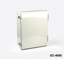 [EC-4050-0-0-G-0]	EC-4050 IP-65 Plastic Enclosure ( Light Gray , ABS , with Mounting Plate , Flat Cover )