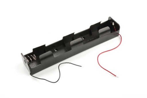 [BH-132-A] 3 件 UM-1 / D 尺寸电池座（端接）（有线）