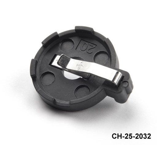 [CH-25-2032] CH-25-2032 Държач за щифт на батерия за монтаж на печатни платки за CR2032