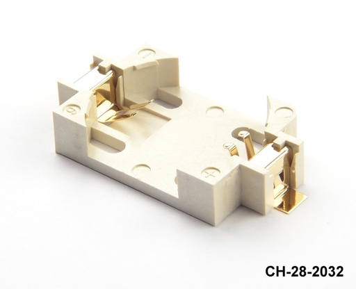 [CH-28-2032] CH-28-2032 Държач за щифт на батерия за монтаж на печатни платки за CR2032