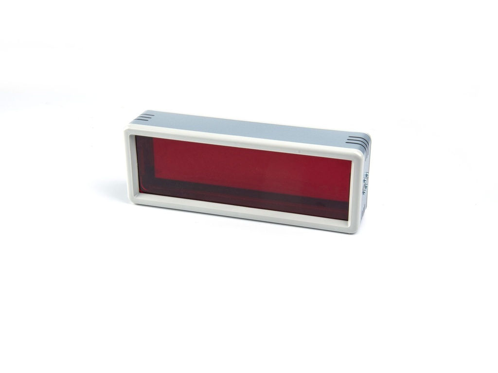 DE-120 Display Enclosure Red / Glossy Panel