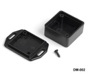 [DM-002-0-0-S-0] DM-002 with Wall Mount Black / Mounting Ear / Flanged Enclosure  340