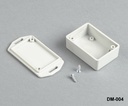 [DM-004-0-0-G-0] DM-004 with Wall Mount Light grey / Mounting Ear / Flanged  Enclosure  350