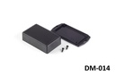 DM-014 Caja de montaje en pared negra con adhesivo Pool Pieces