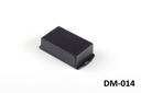 DM-014 Falra szerelhető szekrény fekete színű matricás medencével