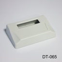 DT-065 Sloped Desktop Light Grey Enclosure 