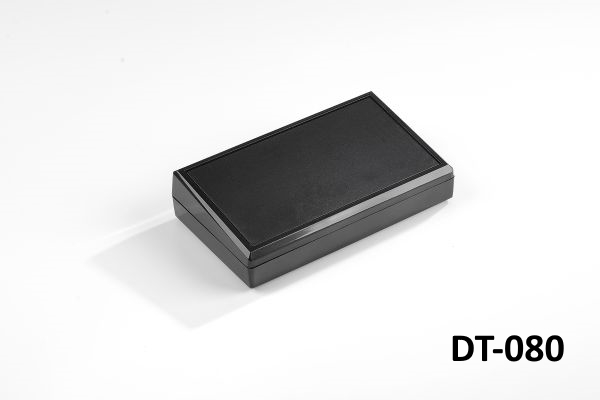 DT-080 Sloped Desktop Black Enclosure 