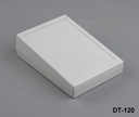 [DT-120-0-0-G-0] DT-120 Sloped Desktop Light Grey Enclosure 