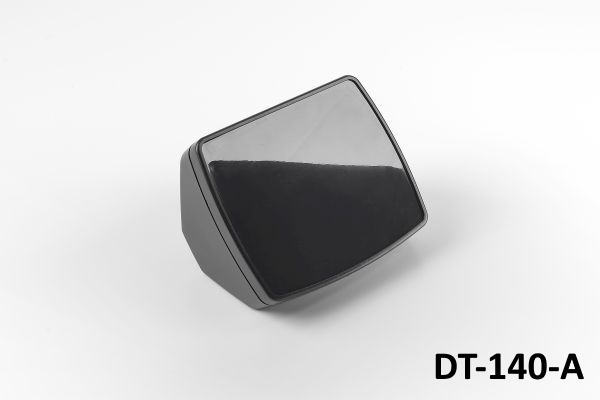 DT-140 Sloped Desktop Black Enclosure 