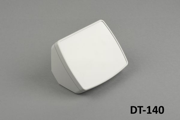 DT-140 Sloped Desktop Light Grey Enclosure 