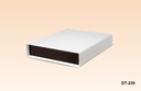 [DT-230-0-S-G-0] Caja de plástico para escritorio DT-230 ( gris claro, panel negro)