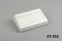 DT-255 Sloped Desktop Light Grey Enclosure 