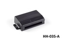 Caja portátil HH-035 (Negra, abierta. Un solo tornillo)