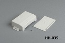 Caixa para dispositivos portáteis HH-035 (cinzento claro, fechada, parafuso único) Peças