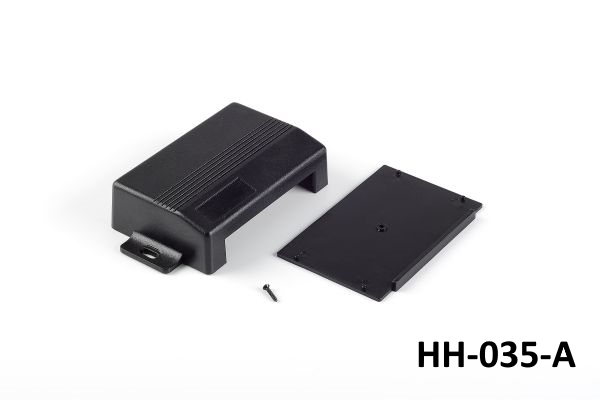HH-035 Handheld Enclosure ( Black , Open , Single Screw) Pieces
