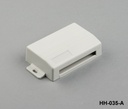 [HH-035-A-0-G-0] Caixa para dispositivos portáteis HH-035 (cinzento claro, aberta, parafuso único)