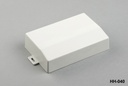 [HH-040-A-0-G-0] Caja portátil HH-040 (gris claro, con orejas de montaje)