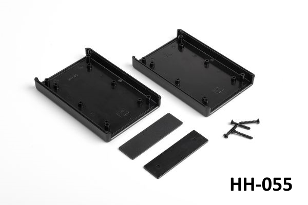 [HH-055-A-0-S-0] HH-055 Handheld Enclosure (Black ,Flat Panel) 