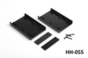 [HH-055-A-0-0-S-0] حاوية HH-055 المحمولة باليد (أسود، لوحة مسطحة)