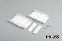 [HH-055-B-0-G-0] HH-055 Handheld Enclosure ( Light Gray, Curved Panel)  Pieces  723
