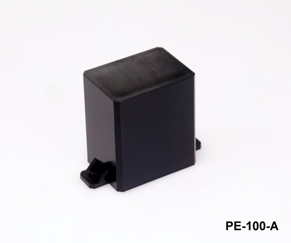 [PE-100-A-0-S-0] PE-100  Potting Enclosure (Black, Open Bottom)