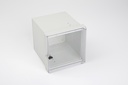PT-280 Din Panel Enclosure (Light Gray) Transparent Hinged Front Cover 2366
