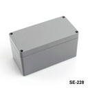 [SE-228-0-0-D-0] SE-228 IP-67 Sealed Enclosure (Dark Gray)- 1058