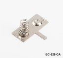 [BC-228-CA] UM-3 / AA pil için PCB Klipsi (Negatif - Pozitif Uç)+