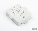 [DM-042-0-0-G-0] DM-042 Caja para montaje en pared (Gris claro)+