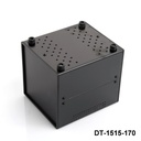 [DT-1515-170-0-S-0] DT-1515デスクトップエンクロージャー（ブラック、170mm）+++。