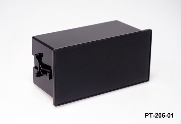 [PT-205-01-K-S-0] PT-205-01  Panel Mounting Enclosure (Black, Fully Closed)