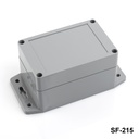 [SF-222-0-0-D-0] SF-215 IP-67 Flanged Sealed Enclosure (Dark Gray)