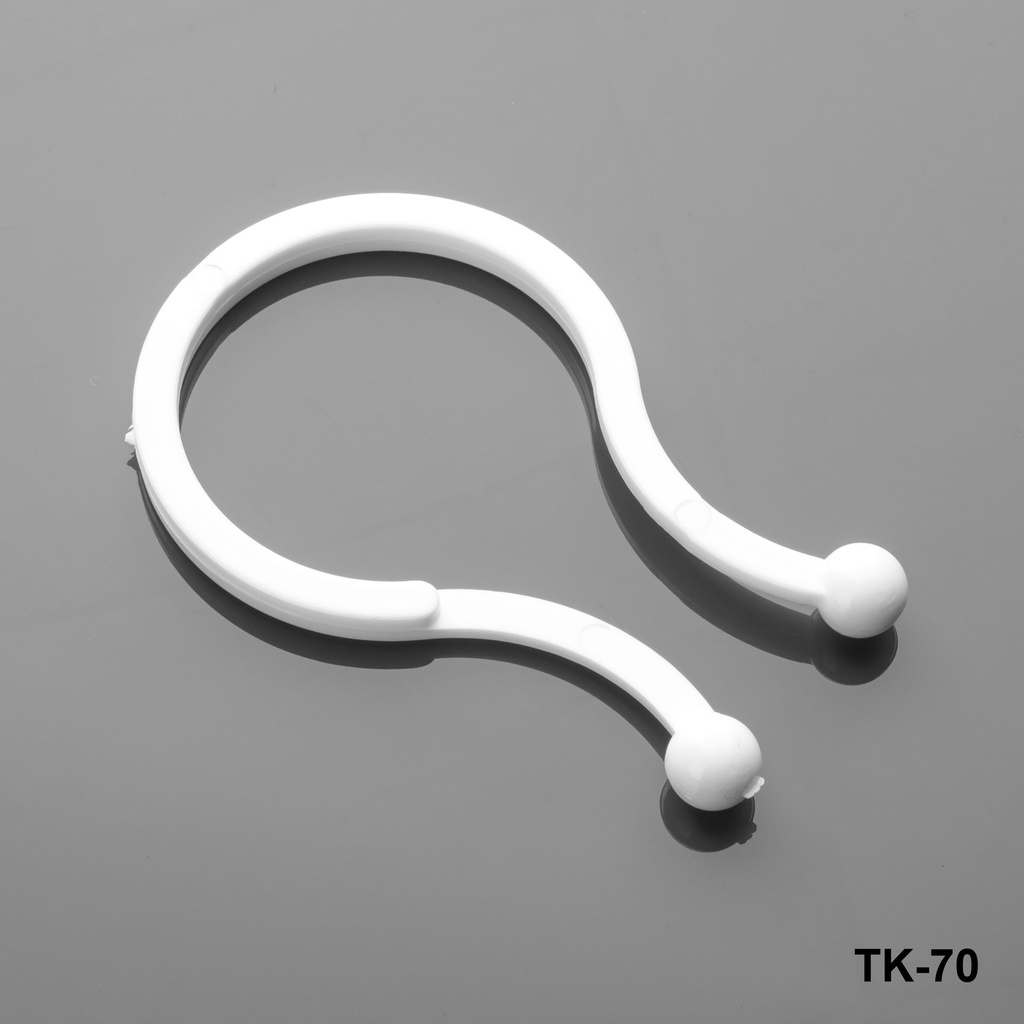 [TK-070-0-0-B-0] Cable Fixing Clip  (White, 36.5mm)