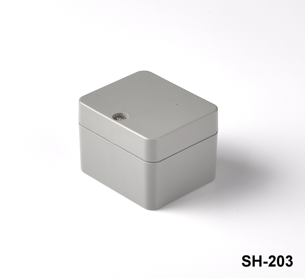 [SH-203-0-0-0-D-0] SE-203 IP-67 حاوية بلاستيكية للخدمة الشاقة باللون الرمادي الداكن+