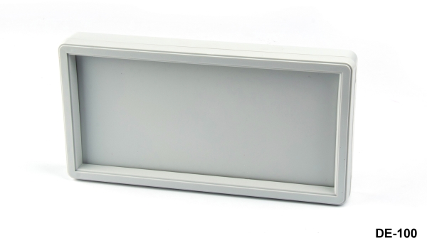 [DE-100-G-0-G-0] DE-100 Display Enclosure (Light Gray, Double-Sided Light Gray Panel)