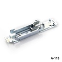 [A-115-0-0-M-0] Kit di montaggio su guida DIN in metallo A-115 (piccolo) (metallico)++
