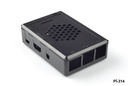 Pi-314 Raspberry Pi 2 Enclosure (Black) 12770