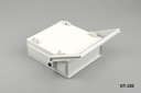 Caja de plástico para escritorio DT-320 con pie plegable