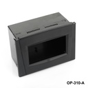 Caja para panel de operador Op-310 Negra
