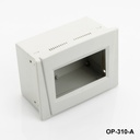 Caixa do painel de controlo Op-310 em cinzento claro