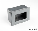 Caja para panel de operador Op-310 gris oscuro