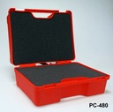 [pc-480-0-0-k-0] Πλαστική θήκη PC-480 (κόκκινη) με αφρώδες υλικό