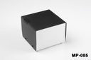 [mp-085-0-0-m-0] MP-085 Metal Project Enclosure (White Base, Black Top Cover ) 12951