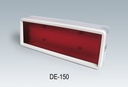 DE-150-G-A-G-0] E-150 Display Enclosure (Light Gray, Front Red Glossy panel-Back Light gray panel)