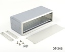 [dt-346-0-0-g-0] Caja de escritorio DT-346 ( Gris , con asa de transporte )