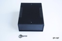 DT-157 Caja de sobremesa kutu (negra, 200 mm)